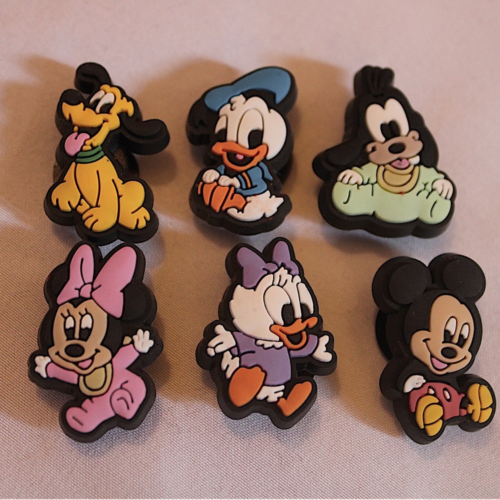 6 DISNEY BABIES CROC CHARMS: NEW